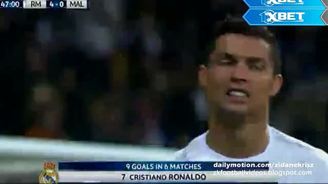 4-0 Cristiano Ronaldo Second Goal - Real Madrid v. Malmö Champions League 08.12.2015 HD