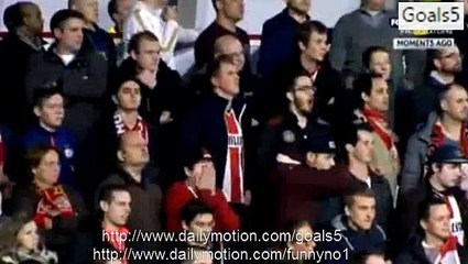 Luuk de Jong Goal PSV 1 - 1 CSKA Moscow Champions League 8-12-2015