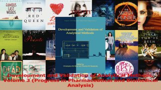Development and Validation of Analytical Methods Volume 3 Progress in Pharmaceutical and PDF Full Ebook