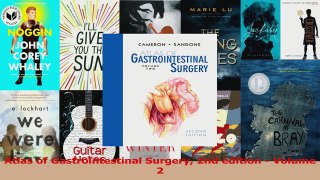 Atlas of Gastrointestinal Surgery 2nd edition  Volume 2 Read Online