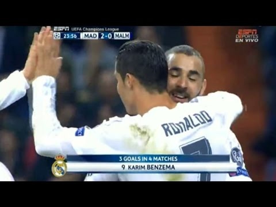 Real Madrid vs Malmo 8-0 RESUMEN GOLES All Goals Highlights Champions 08.12.2015
