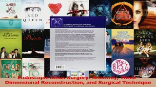 Endoscopic Sinus Surgery Anatomy ThreeDimensional Reconstruction and Surgical Technique PDF