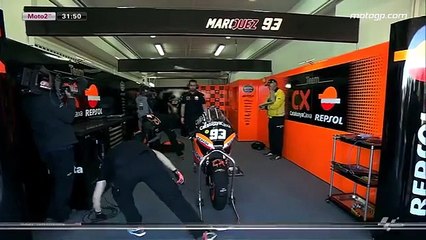 Marc Márquez93 off the line in Valencia!!! A bird's eye view HD