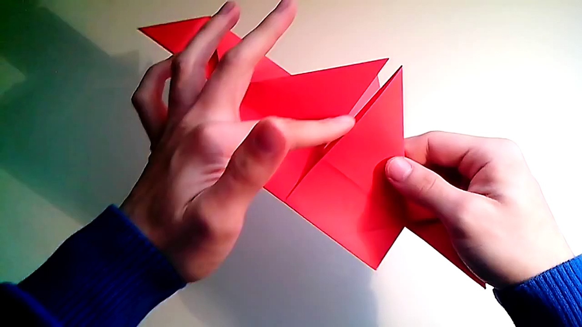 Como hacer un águila de papel Origami - video Dailymotion