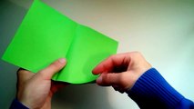 Como hacer un avion de papel bombardero (sencillo) Origami
