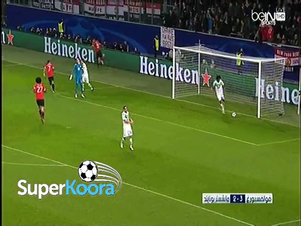 اهداف مباراة ( مانشستر يونايتد 2-3 فولفسبورج ) دوري ابطال اوروبا