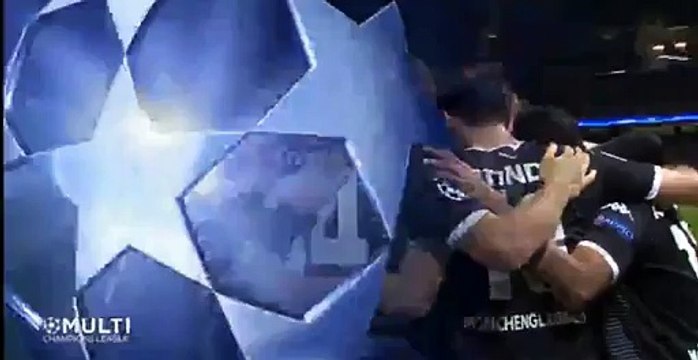 Goal Raffael - Manchester City vs Borussia Moenchengladbach (08.12.2015)