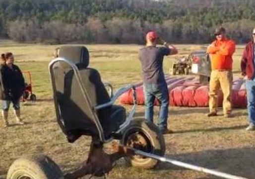 Redneck Spin Chair Creates Dizzying Action