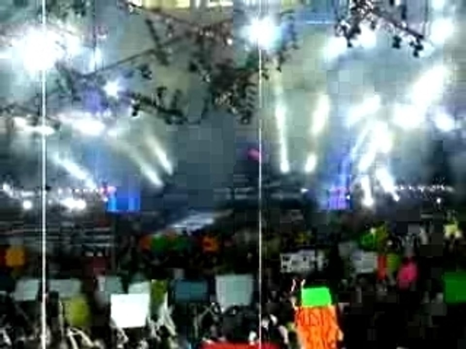 Wrestlemania 23 - Entrée que j ai filmé en live