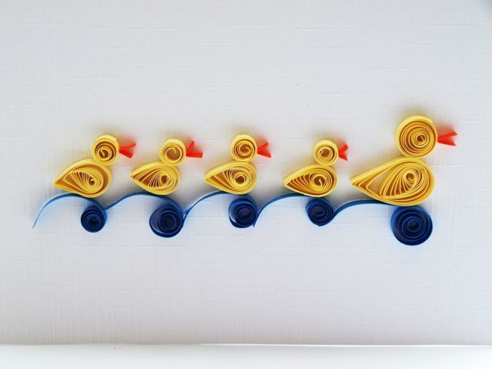 Quilling Made Easy # How to make Quilled bird Paper Quilling -Quilling Video Tutorial_14