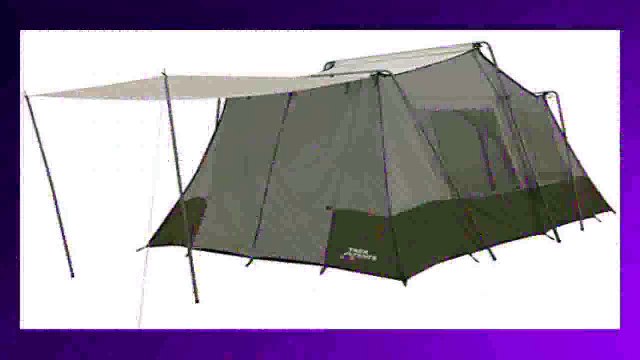 Best buy Family Tent Trek Tents 237 Two Room Cabin Tent 8 x 13Feet Grey