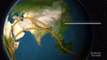 Animated map shows how humans migrated across the globe