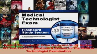 Download  Medical Technologist Exam Flashcard Study System MT Test Practice Questions  Review for Ebook Free