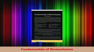 Fundamentals of Biomechanics Read Full Ebook