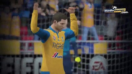 Simulación FIFA16 Tigres Vs. Pumas