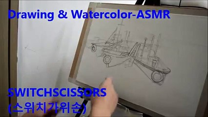 Drawing & Watercolor ASMR(1 1/2 hours)