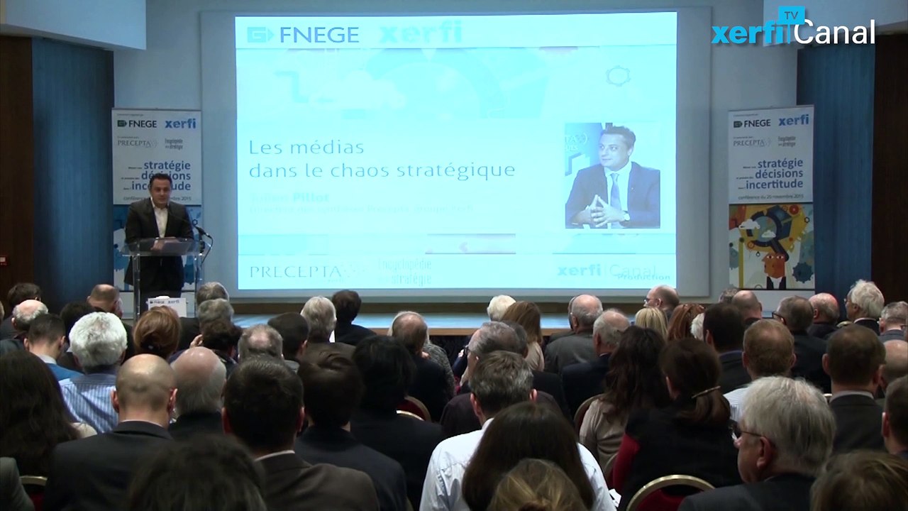 Julien Pillot, Xerfi Canal Les médias dans le chaos stratégique