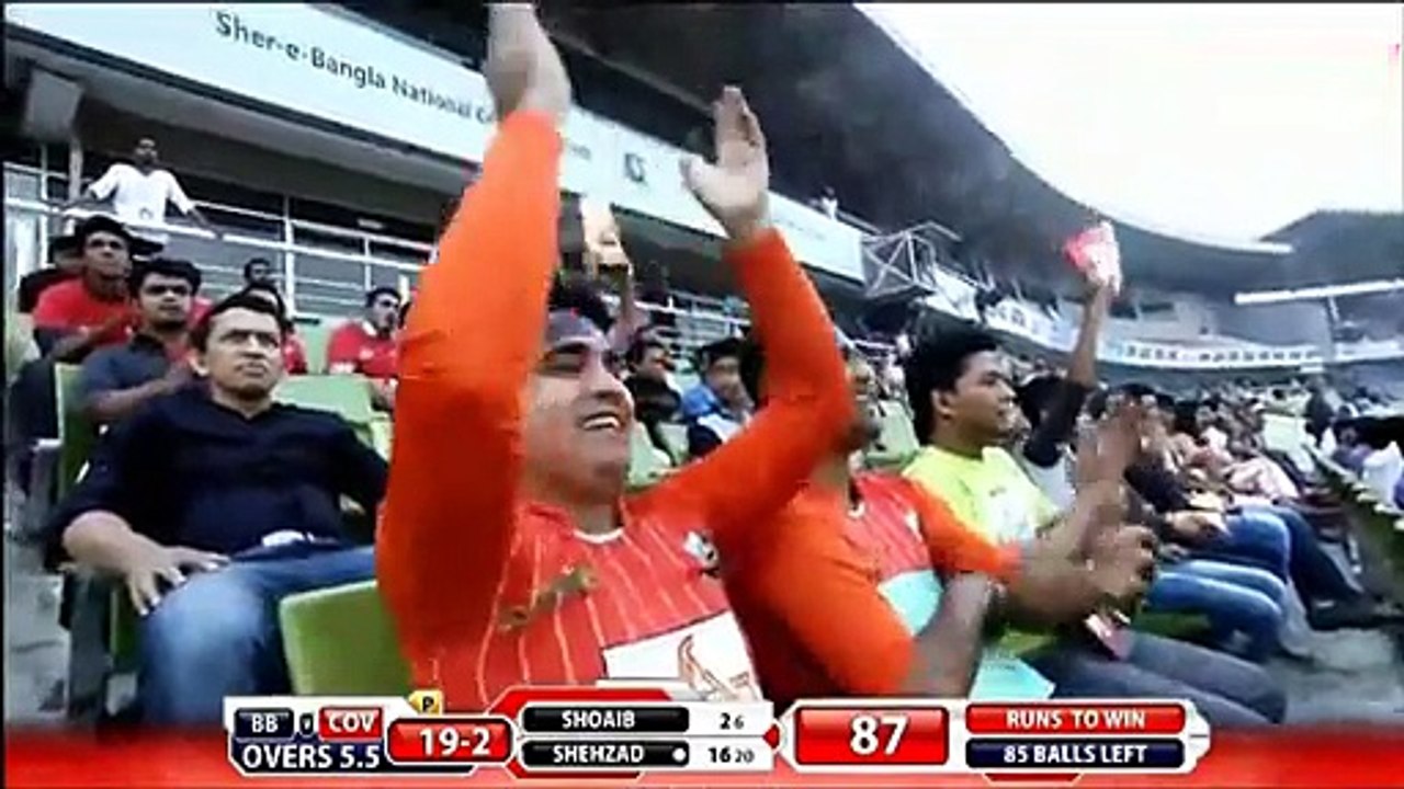 Ahmed Shehzad 76 runs against Barisal Bulls in BPL 2015