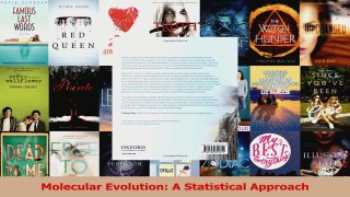 Molecular Evolution A Statistical Approach Read Full Ebook