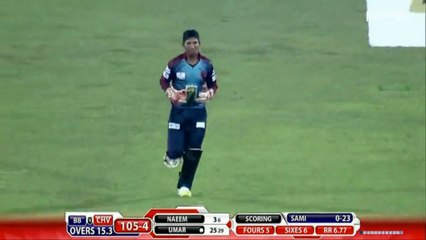 Muhammad Sami Gets Wicket of Umar Akmal