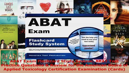 Read  ABAT Exam Flashcard Study System ABAT Test Practice Questions  Review for the American Ebook Free