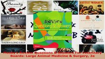 Read  Mosbys Review Questions  Answers For Veterinary Boards Large Animal Medicine  Surgery Ebook Free