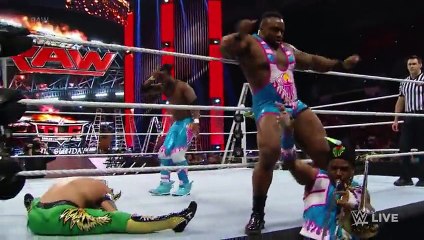 The Lucha Dragons vs. The New Day- Raw, December 7, 2015