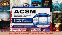 Download  Flashcard Study System for the ACSM Certified Personal Trainer Exam ACSM Test Practice EBooks Online