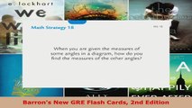 Read  Barrons New GRE Flash Cards 2nd Edition PDF Free