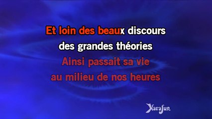 Karaoké Il changeait la vie - Jean-Jacques Goldman *