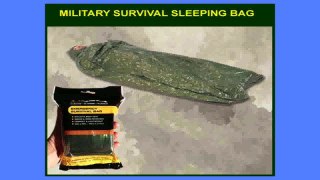 Best buy Sleeping Bag  Military Survival Sleeping Bag  Olive Drab Reflects 90 Body Heat