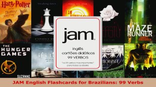 Read  JAM English Flashcards for Brazilians 99 Verbs EBooks Online