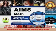 Download  AIMS Math Flashcard Study System AIMS Test Practice Questions  Exam Review for Arizonas PDF Free