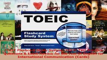 Download  TOEIC Flashcard Study System TOEIC Test Practice Questions  Exam Review for the Test Of EBooks Online