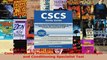 Read  CSCS Study Guide Practice Exam Questions  Complete Study Materials for the Certified EBooks Online