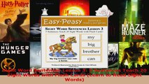 Read  Sight Word Sentences Lesson 3 5 Sentences Teach 20 Sight Words with Flash Cards Learn to PDF Free