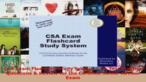 Read  CSA Exam Flashcard Study System CSA Test Practice Questions  Review for the Certified PDF Free