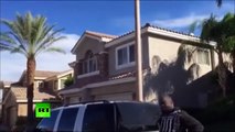 Las Vegas man catches burglars red-handed fleeing neighbours house