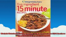 Weight Watchers Five Ingredient 15 Minute Recipes 204 Recipes  67 entrees with a point