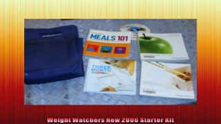 Weight Watchers New 2006 Starter Kit