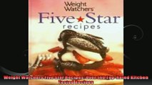 Weight Watchers Five Star Recipes Over 140 TopRated Kitchen Tested Recipes