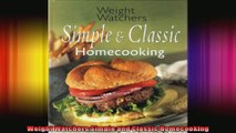 Weight Watchers Simple and Classic Homecooking