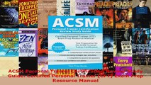 Read  ACSM Personal Trainer Certification Review Study Guide Certified Personal Trainer CPT PDF Free