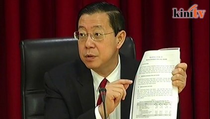 Guan Eng : state’s reserves can't used for compensation of projects