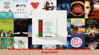 Download  Writing the Doctoral Dissertation A Systematic Approach EBooks Online