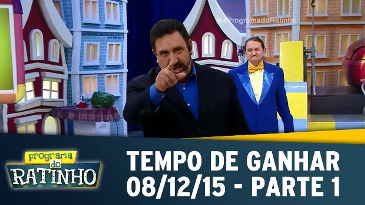Programa do Ratinho 08.12.15 - Tempo de Ganhar - Parte 2