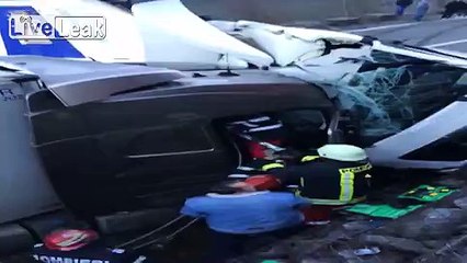 Trucks Crashed - Aftermath