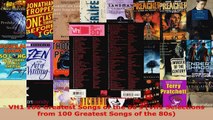 Download  VH1 100 Greatest Songs of the 80s Vh1 Selections from 100 Greatest Songs of the 80s PDF Online