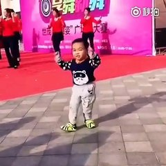 When he grows up, this little guy wants to be a dancing auntie