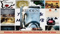 Read  Ridden Dressage from the Horses Point of View Ebook Free